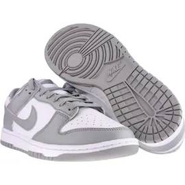 Nike Dunk Low Retro Sneaker, White Lt Smoke Grey White, 44.5