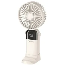 Xlayer Handventilator 17,3 cm Klappventilator Beige
