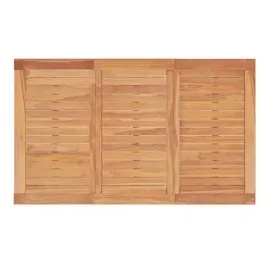 vidaXL Garten-Esstisch 150x90x75 cm Massivholz Teak