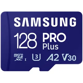 Samsung PRO Plus 128 GB microSDXC-Speicherkarte (2023) mit USB-Adapter
