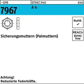 F. REYHER Nchfg. GmbH & Co. KG Sicherungsmutter DIN 7967 M16 A 4 100 Stück