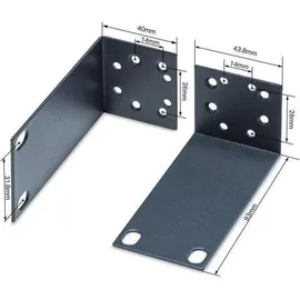 TP-Link Omada RackMount Kit-13 Montageset Schwarz, Metall, OC300, TL-R480T+, T