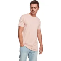 URBAN CLASSICS Shaped Long Tee T-Shirt, Rose (Helle Rose