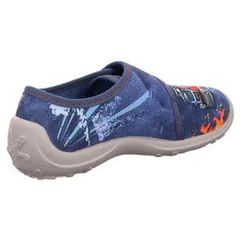 Fischer Markenschuh Hausschuh Blau 28