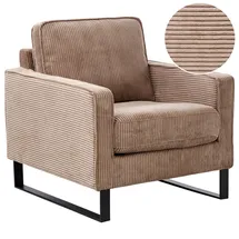 Beliani Sessel VIND Cord Beige
