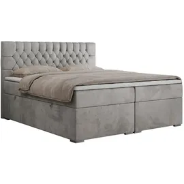 MKS Boxbett, PERA 160/200 Hellgrau Velvet - H3