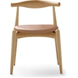 Carl Hansen - CH20 Elbow Chair, Eiche geseift / Leder (Thor 325)