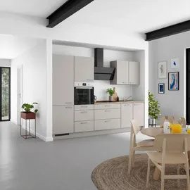 Nobilia Küchenzeile Touch II 300 cm grau