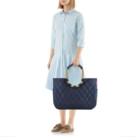 Reisenthel Loopshopper L rhombus midnight gold