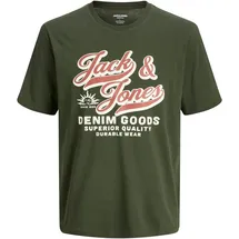 Jack & Jones PlusSize JACK & JONES Jjelogo Tee Ss Oneck 2 Col Aw25 Noos Pls - Plus Size