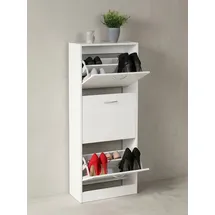 KADIMA DESIGN Schuhkommode 125 x 0 x 0 cm weiß / weiß
