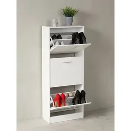 KADIMA DESIGN Schuhkommode 125 x 0 x 0 cm weiß / weiß