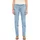 Mustang "Damen Style Crosby Relaxed Straight", Damen, Gr. 31, Länge 34, 201 hellblau, Denim/Jeans, 80% Baumwolle, 15% Lyocell, 4% Elastomultiester, 1% Elasthan, unifarben, straight fit, Jeans Straight-Jeans