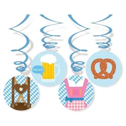 4 Swirl Girlanden Oktoberfest