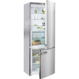 MIELE Kühl-/Gefrierkombination "KFN 16947 D ed/cs", E (A-G), silber (edelstahl optik), B:75cm H:202cm T:63cm, Kühlschränke