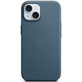 Apple Feingewebe Case mit MagSafe für iPhone 15 pazifikblau