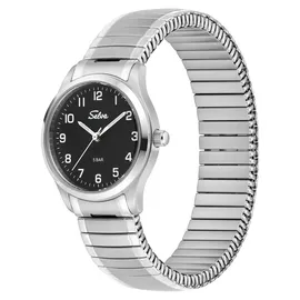 Selva Uhrenetui für Quarz-Armbanduhr Ø 27 mm Schwarz