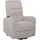 Mendler Fernsehsessel HWC-K62, Relaxsessel TV-Sessel Liege, Liegefunktion Aufstehhilfe, Metall Stofff/Textil Cord ~ hellgrau