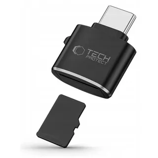 TECH-PROTECT UltraBoost Typ-c Auf Kartenleser Microsd/tf Schwarz