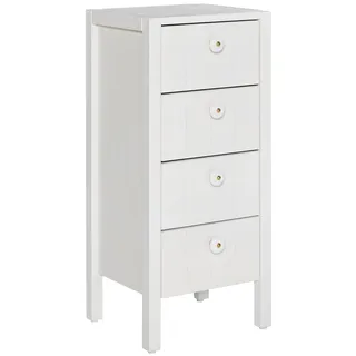 Home Affaire »Tina«, Badmöbel, Kommode, Schrank, Breite 34 cm, Massivholz, weiß