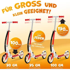 Kesser KESSER® Scooter Roller Kinderroller Cityroller Tretroller Kickroller Kickscooter Stuntscooter klappbar