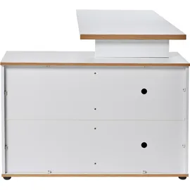 Jahnke Eckschreibtisch X-CLUB C 40 E Weiß