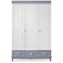 JVmoebel Kleiderschrank 139 x 209 x 54 cm Grau