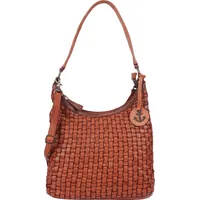 Harbour 2nd Urban Poets Tuula-Up Umhängetasche Leder 22 cm braun