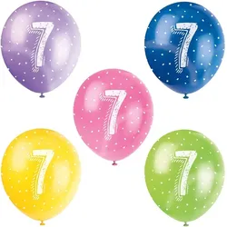 5 Luftballons 7. Geburtstag