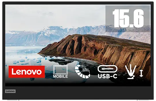 Lenovo L15 15.6 Mobiler FHD-Monitor IPS, USB-C