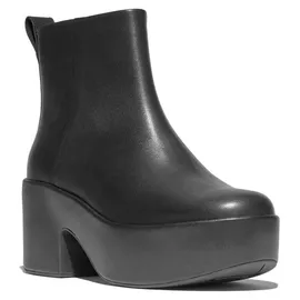 original brands FITFLOP FitFlop Platfforms Leather Heeled Ankle Boots SCHWARZ 37 - 37