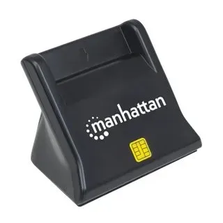 Manhattan USB Smart/SIM Card Reader mit Standfuß