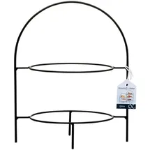 Ritzenhoff & Breker 2-stöckige Etagere Tjäna 28 cm Metall Schwarz