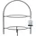 Ritzenhoff & Breker 2-stöckige Etagere Tjäna 28 cm Metall Schwarz