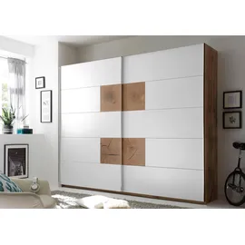 SchlafKONTOR Schwebetürenschrank Capri 270 x 225 x 60 cm Beige