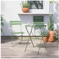 Grand patio Gartenlounge-Set Balkonset,Bistro Set aus Premium Stahl, klappbar, (3-tlg) grün