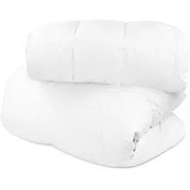 ASPERO Winter Daunendecke 2-teilig in Extrawarm | Gr.: 155 x 220 cm