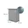 Relaxdays Pflanztisch Holz 90 x 75 x 40 cm grau