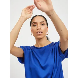 VILA VIELLETTE S/S Satin Top Blau 44