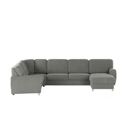 smart Wohnlandschaft  Valencia ¦ grau ¦ Maße (cm): B: 341 H: 90 T: 173.0