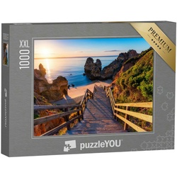 puzzleYOU Puzzle Puzzle 1000 Teile XXL „Sonnenaufgang an der Algarve, Portugal“, 1000 Puzzleteile, puzzleYOU-Kollektionen Portugal