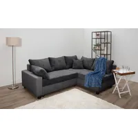 Collection AB Ecksofa COLLECTION AB "Parma L-Form", grau (anthrazit),
