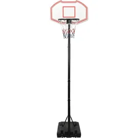 vidaXL Basketballständer Weiß 282-352 cm