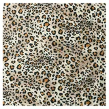 Wisafory Leopardenmuster Stoff 100x150cm Samt Patchwork Polsterstoff Wilder Dschungel Tiere Muster Dekostoff zum Quilten Satinstoff Nähenstoff Meterware für DIY Basteln Nähen Deko 6#