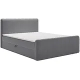 kaiser möbel Boxbett, Grau, 120x200 cm Schlafzimmer, Betten, Boxspringbetten