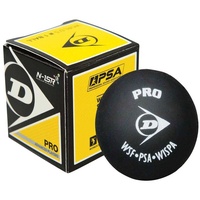 6x Dunlop Squash Balls "Pro" doubleyellow