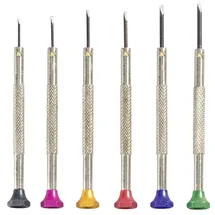 TOOLCRAFT Uhrmacher-Schraubendreher-Satz 12-teilig Klingenbreite 0,8 mm, 1 mm, 1,2 mm, 1,4 mm
