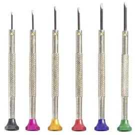TOOLCRAFT Uhrmacher-Schraubendreher-Satz 12-teilig Klingenbreite 0,8 mm, 1 mm, 1,2 mm, 1,4 mm