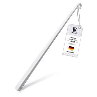 JK-Trade Schuhlöffel aus Edelstahl, silber, 2mm Materialstärke, Länge: 72 cm