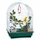 Relaxdays Vogelkäfig Klein 49,5 x 34,5 x 28 cm Weiß/Grün
